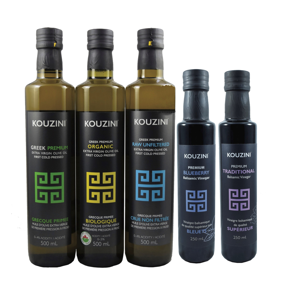 Kouzini Greek Olive Oil Sampling and Balsamics from Modena, Italy